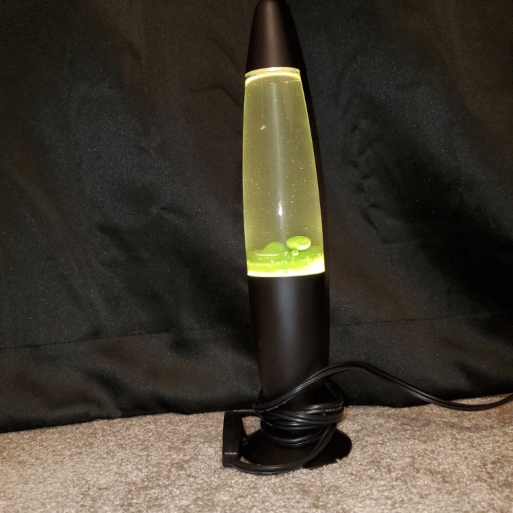 Green lava lamp